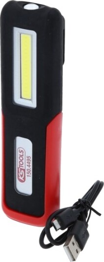 Ks Tools 150.4495, Lommelykt, Sort, Rød, Akrylonitril-Butadien-Styren (Abs), Gummi, Ip20, -17 - 55 °C, Led Ks Tools 150.4495, Lommelykt, Sort, Rød, Akrylonitril-Butadien-Styren (Abs), Gummi, Ip20, -17 - 55 °C, Led