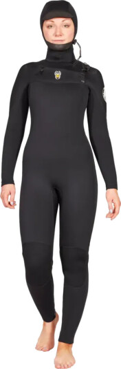 Valkyrie 6/4 Hooded Front Zip Womens Wetsuit Yamamoto (Dame 6T)