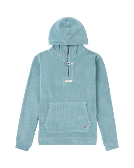Amundsen Sports Comfy Cord Hood Dame Aqua L