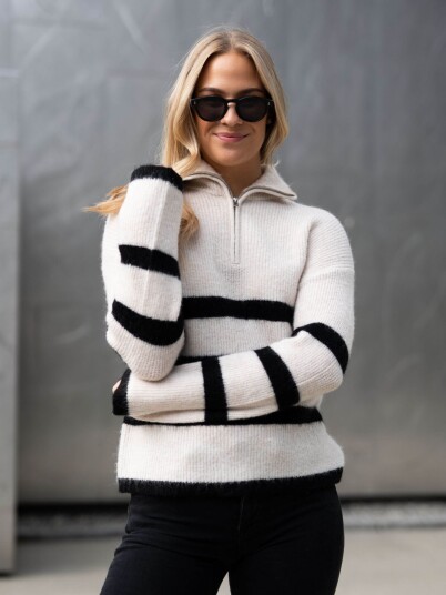 Selected Femme Maline Long Sleeve Knit Half Zip Flerfarget XXL