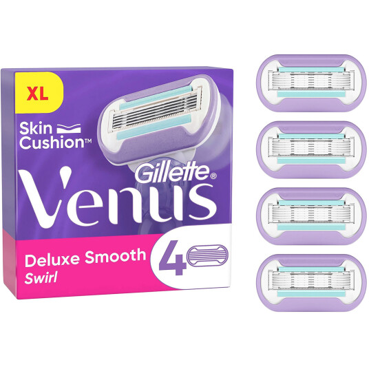 Gillette Venus Deluxe Smooth Swirl 4 stk. Barberblader