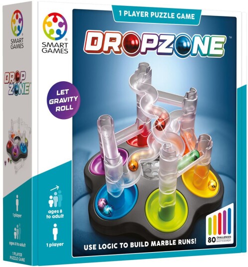 SmartGames Dropzone Lekemarmorløp Barnespill for 8+