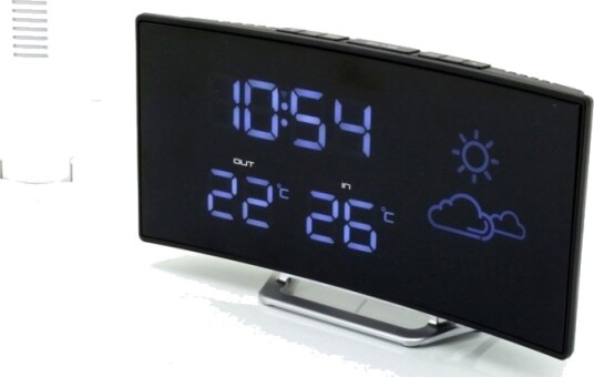 Soundmaster Klokkeradio FUR100 med FM, Snooze og Temperatursensor, Svart/Sølv Soundmaster Klokkeradio FUR100 med FM, Snooze og Temperatursensor, Svart/Sølv