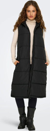 ONLY Onlalina Long Waistcoat Otw Noos Black XS