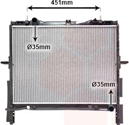 VAN WEZEL 83002133 Radiator motorkjøling