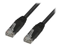 X-Shield - Koblingskabel - RJ-45 (hann) til RJ-45 (hann) - 2 m - UTP - CAT 6 - halogenfri, formstøpt - svart