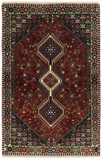 Håndknyttet. Opphav: Persia Yalameh Teppe 99x150
