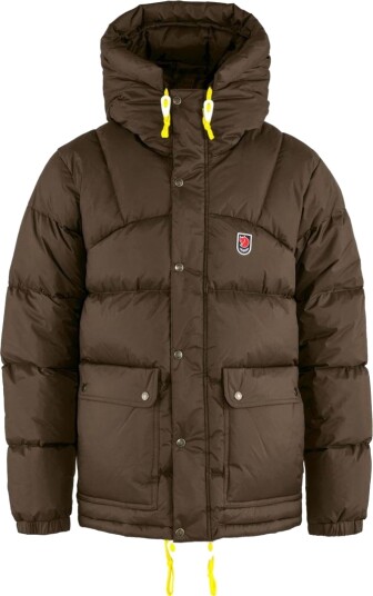Fjellreven Expedition Down Lite Jacket Herre, 299 Dark Oak, XL