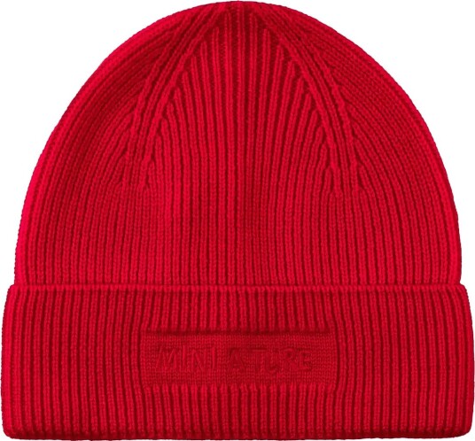 MINI A TURE Matboje Beanie. Rws Red 6 7Y