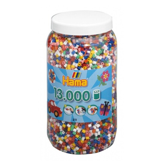 Hama Ironing beads in Pot-Mix standard 00 13.000pcs.