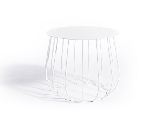 Skargaarden Resö lounge bord Rett/hvit 45 cm Hvit