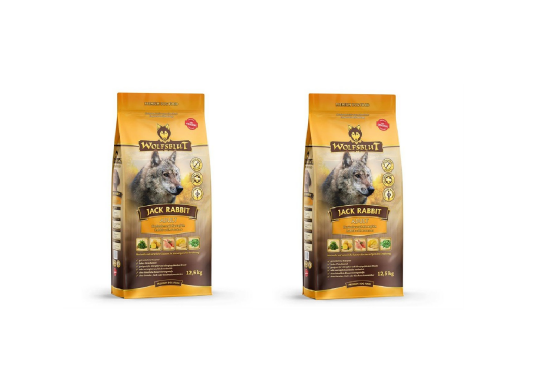 Wolfsblut 2X Dogfood Jack Rabbit 12.5 kg Bundle