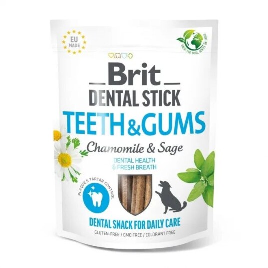 Brit Care Dental Stick Teeth & Gums With Chamomile & Sage 7 Stk