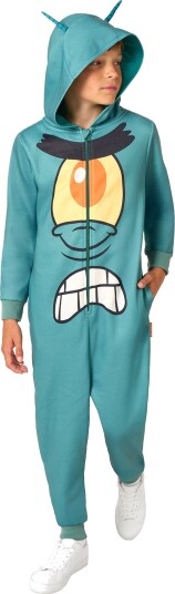 Oppo Merchandise Group OppoSuits SvampBob Firkant Plankton Barn Onesie Small OSKO-1033-US04