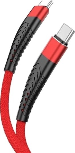 Vega Usb-C Til Usb-C Kabel 2 M Rød (34974) Vega Usb-C Til Usb-C Kabel 2 M Rød (34974)
