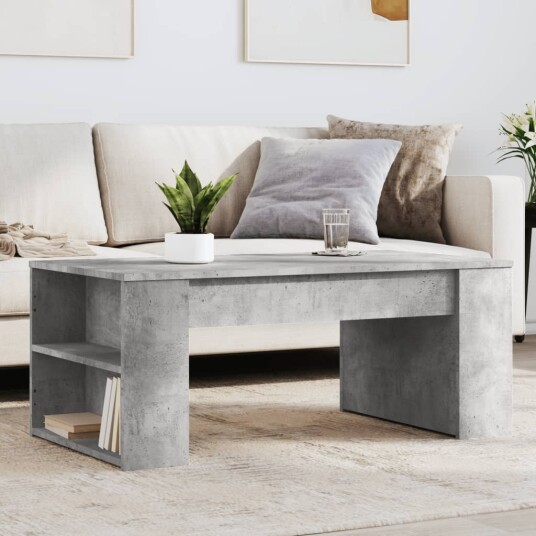 Salongbord betonggrå 102x55x42 cm konstruert tre 831856