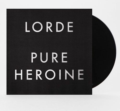 Lorde Pure Heroine LP/Vinyl Lorde Pure Heroine LP/Vinyl
