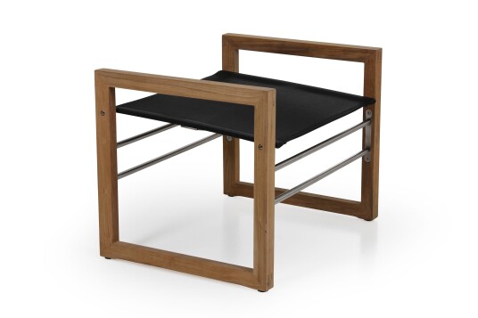 Brafab Vevi fotskammel Teak/svart Natur Brafab Vevi fotskammel Teak/svart Natur