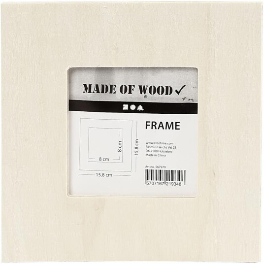 Ramme Creativ Company Str 15,8x15,8 cm 1 stk