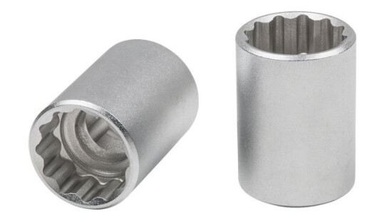 Ks Tools 911.1293, Stikkontakt, 1/2", 1 Hoder, Kromvanadiumstål, 30 Mm, 40 G