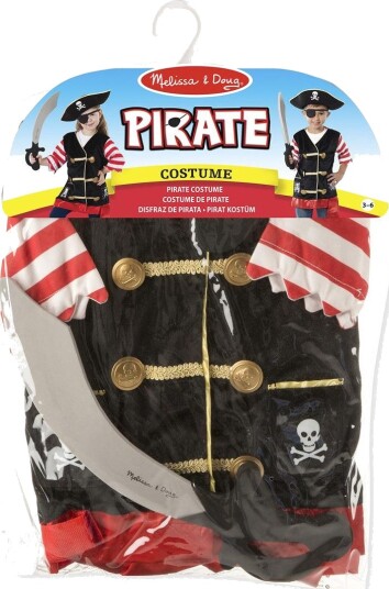 Melissa & Doug Piratkostyme 3–6 år Melissa & Doug Piratkostyme 3–6 år