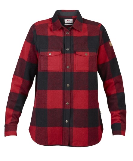 Fjellreven Canada Shirt Ls W Red XXS