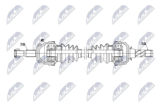 Nty Drivaksel NTY NPW VV 173
