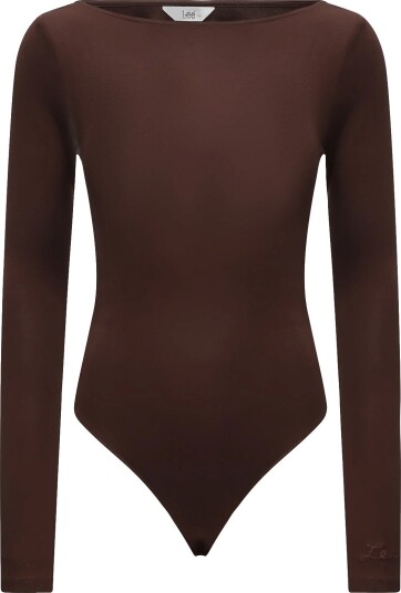 Lee Jeans Open Back Bodysuit   SHAVED CHOCOLATE   XL x 00