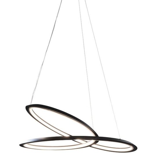 Nemo Kepler Taklampe Sort Downlight 3000K