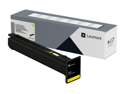 Lexmark - Gul - Original - Boks - Tonerpatron Lccp - For Lexmark Xc9535