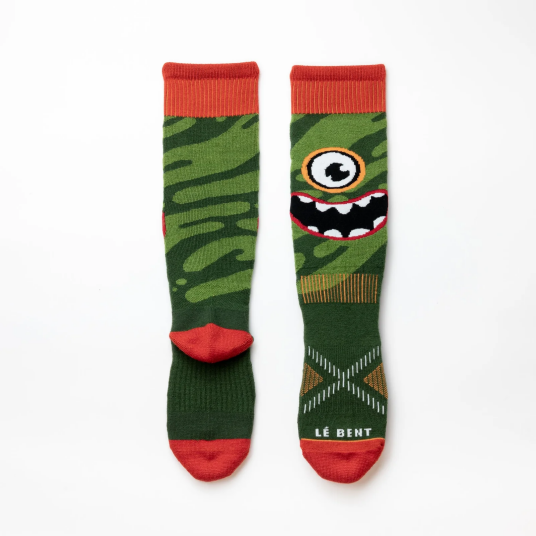 LeBent Light Cushion Snow Sockkombu green S LeBent Light Cushion Snow Sockkombu green S