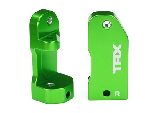 Traxxas 3632G Caster Blocks Left & Right Green Traxxas 3632G Caster Blocks Left & Right Green