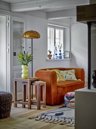 Creative Collection Kinoko Gulvlampe Gul Metall