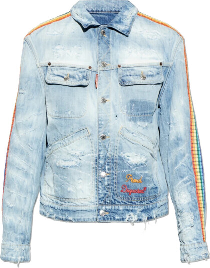 Dsquared2 Herre Jakker Blå 2XL,