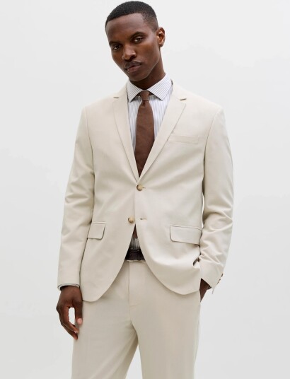 Jack & Jones Jprblamartin Blazer Co01   Cream   52