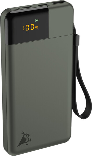 Aqiila Powerbank Powerbird B10 10000 mAh 20W hurtiglading Mosegrønn Aqiila Powerbank Powerbird B10 10000 mAh 20W hurtiglading Mosegrønn