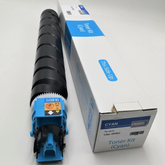 TB Toner Cyan (20000 sider) erstatter Utax CK-8531C/1T02XDCUT0 TB Premium toner