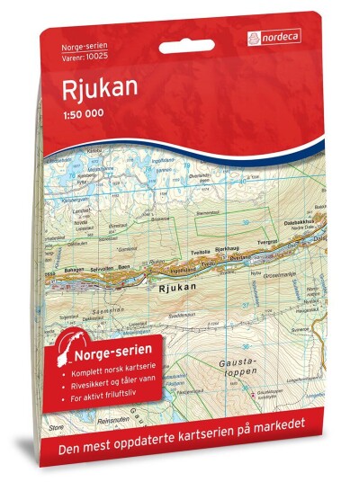 Ugland IT Nordeca Rjukan Norge-serien 1:50 000 Turkart Ugland IT Nordeca Rjukan Norge-serien 1:50 000 Turkart