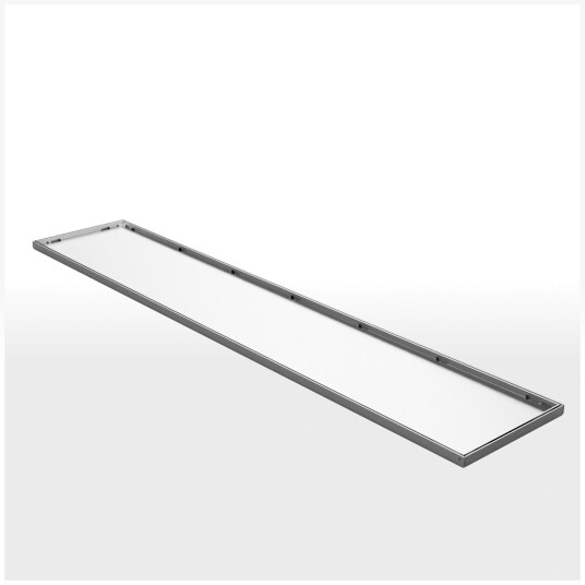 Slidedrain Slukrenne Tile Insert Børstet Stål / 100cm Slidedrain Slukrenne Tile Insert Børstet Stål / 100cm