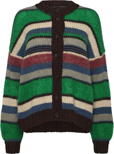 Stella Nova Multi Striped Cardigan MULTICOLOUR S Stella Nova Multi Striped Cardigan MULTICOLOUR S