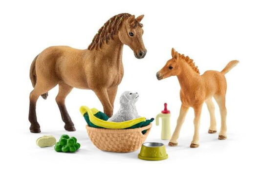 Schleich Horse Club Sarah's baby animal care
