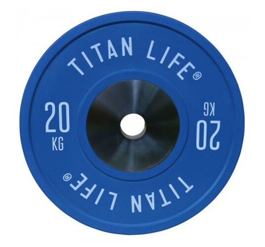 Titan Life PRO Titan Elite Bumper Plates 50 mm Titan Life PRO Titan Elite Bumper Plates 50 mm