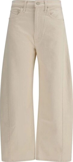 Mother Dame Jeans Beige W25,