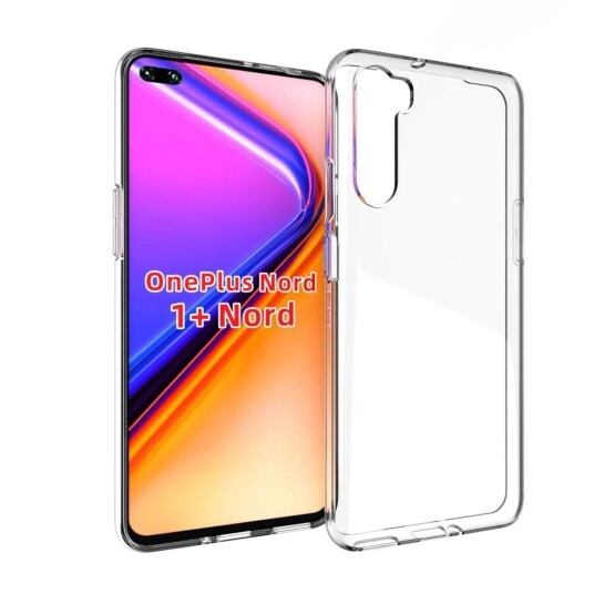 INCOVER OnePlus Nord Fleksibel Deksel - Gjennomsiktig
