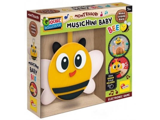 Montessori Wood Musical Bee Lisciani Montessori Wood Musical Bee Lisciani