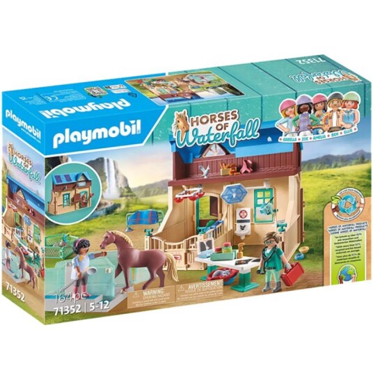 Playmobil Country Horses of Waterfall Horse Riding Therapy & Veterinary Practice 71352