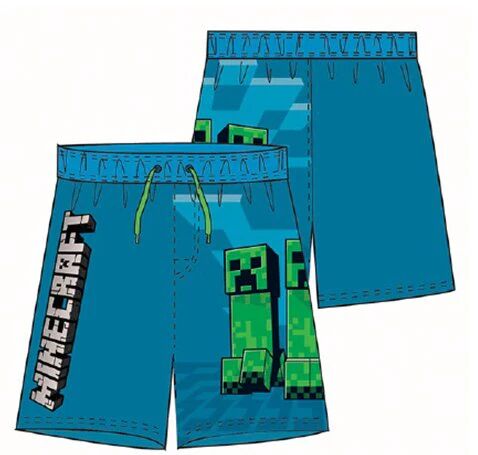 Minecraft Shorts Creepers - 134 / 9 år - Barn - 100% polyester