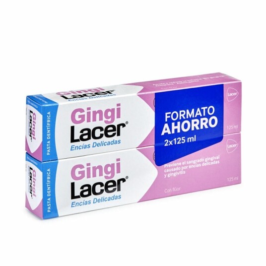 Lacer Tannkrem Sensitivt Tannkjøtt Gingi 2 X 125 Ml Deler
