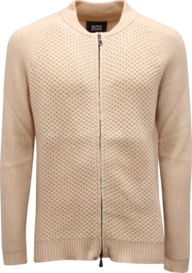 Alpha Studio Herre Strikkevarer Beige L,