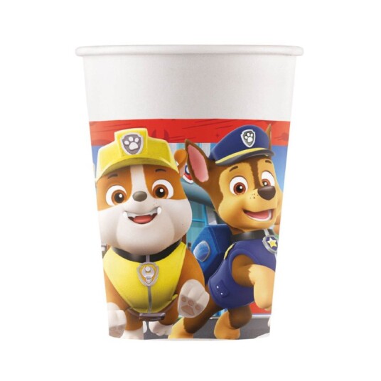 Paw Patrol Pappkopper 2 dl - 8 stk